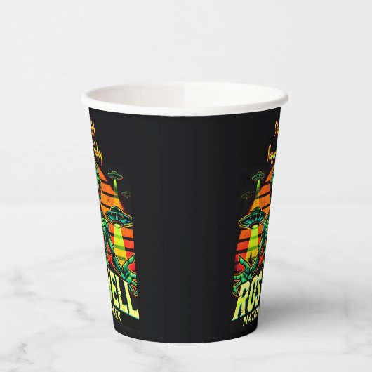 ロズウェルのコズミック・ゲットウェイがお待ちだ! 紙コップ (左)