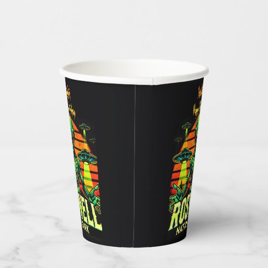 ロズウェルのコズミック・ゲットウェイがお待ちだ！ 紙コップ (右)