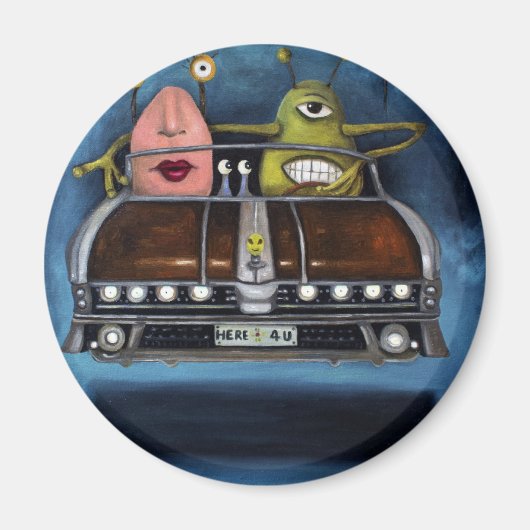 ロズウェルへようこそ マグネット (正面)