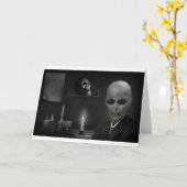 ロズウェルエイリアン カード (黄色い花)