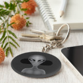 ロズウェルエイリアン キーホルダー (側面)