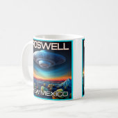 ロズウェルニューメキシココーヒーマグ コーヒーマグカップ (正面左)