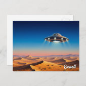 ロズウェルニューメキシコUFO ポストカード (正面/裏面)