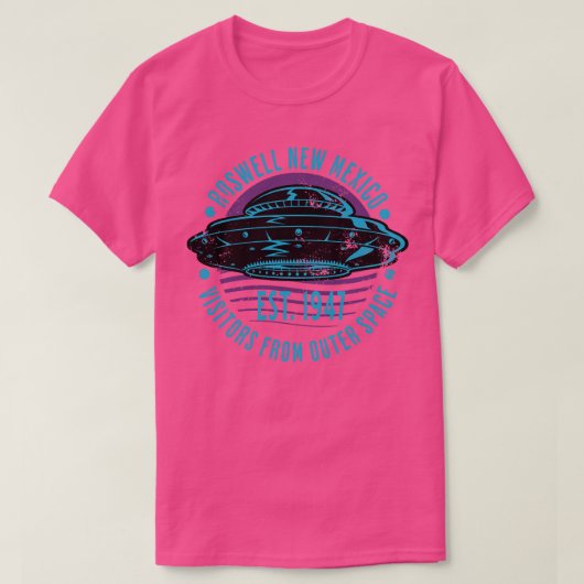 ロズウェル事件1947飛んでいる年ソーサー動揺してグ Tシャツ (デザイン正面)