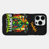 ロズウェル国立公園で未確認生物を目撃! iPhoneケース (裏面横)