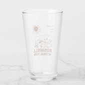 ロズウェル国立公園UFOソーサー飛んでいるエイリアン タンブラーグラス (裏面)