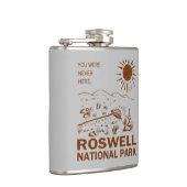 ロズウェル国立公園UFOソーサー飛んでいるエイリアン フラスク (右)