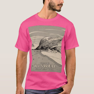 ロズウェル国立公園UFO Tシャツへようこそ Tシャツ