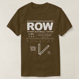 ロズウェル国際的エアセンター空港ROW Tシャツ
