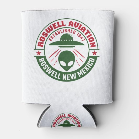 ロズウェル航空1947年設立 缶クーラー (正面)