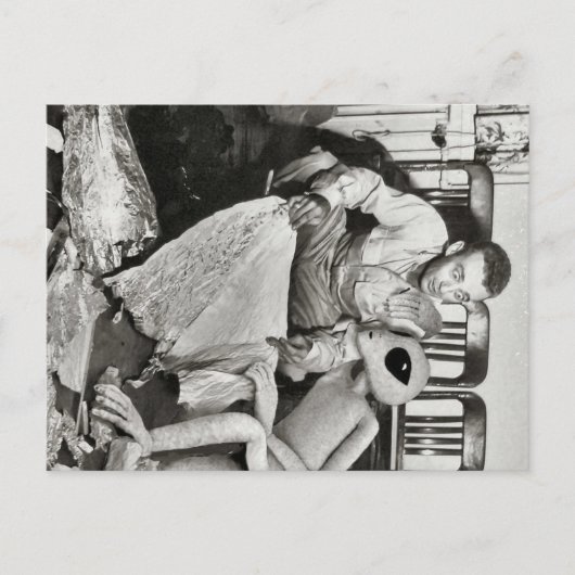 ロズウェル・クラッシュ ポストカード (正面)