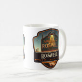 ロズウェル, ニューメキシコ州 | ビンテージ コーヒーマグカップ (正面右)