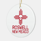 ロズウェル・ニューメキシコ セラミックオーナメント (左)