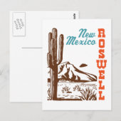 ロズウェル・ニューメキシコ ポストカード (正面/裏面)