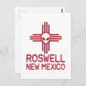 ロズウェル・ニューメキシコ ポストカード (正面/裏面)