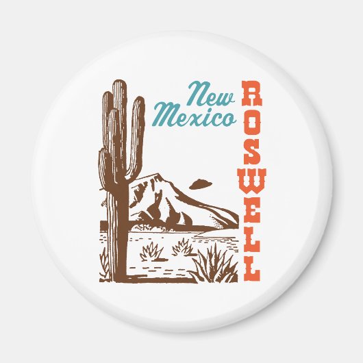 ロズウェル・ニューメキシコ マグネット (正面)