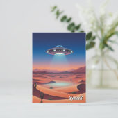 ロズウェル+ニューメキシコ+UFO ポストカード (スタンド正面)
