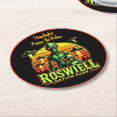 ロズウェル・ネーション・パークの地球外生物 ラウンドペーパーコースター (アングル)