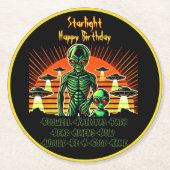 ロズウェル・パークでのUFOの興奮! ラウンドペーパーコースター (正面)