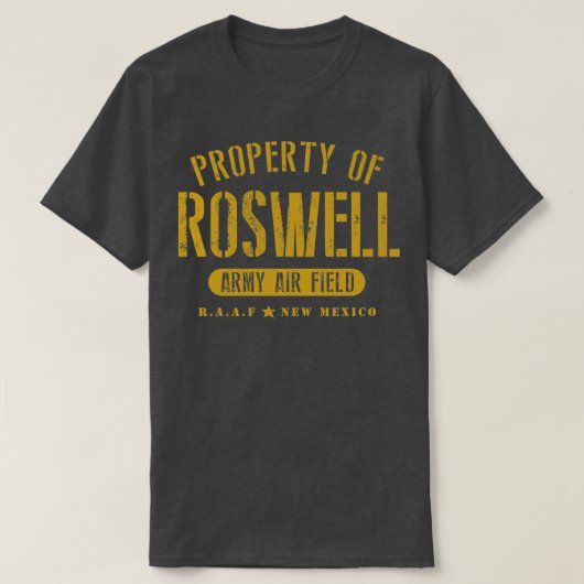 ロズウェル Tシャツ (デザイン正面)