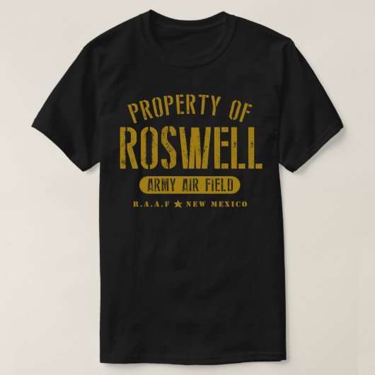 ロズウェル Tシャツ (デザイン正面)