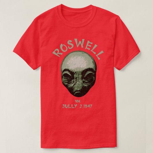 ロズウェル Tシャツ (デザイン正面)