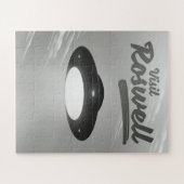 ロズウェルUFOヴィンテージのポスターを参照 ジグソーパズル (横)