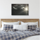 ロズウェルUFO格納庫 キャンバスプリント (インサイチュ (寝室))