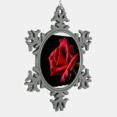 ロズ・ディジャイン スノーフレークピューターオーナメント (左)