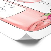 ロセガーデン |ブライダルシャワーウェルカムサイン ポスター (角)