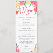 ロセガーデン |ブライダルシャワーメニュー メニュー (正面)