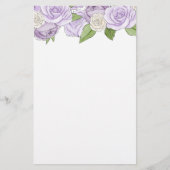 ロセガーデン |ブライダルシャワー空白のゲームシート チラシ (正面)