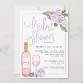 ロセガーデン | ワイン試飲ブライダルシャワー 招待状 (正面)