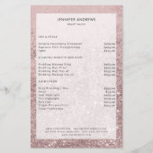 ロセゴモダンルドグリッターサロン価格表表フライヤー チラシ (正面)