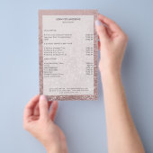 ロセゴモダンルドグリッターサロン価格表表フライヤー チラシ (ハンドル)