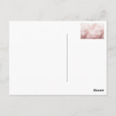 ロセゴールドグリッター紙吹雪 ポストカード (裏面)