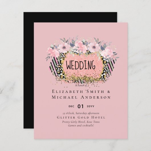 ロセゴ結婚ルズピガーリーンクフローラグリッターグラム (正面/裏面)