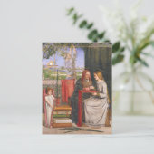 ロセッティ・ポストカードによるヴァージンの少女時代 ポストカード (スタンド正面)