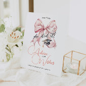 ロセモダンゴルドボウ卒業アドバイス&ウィッシュ 台座サイン