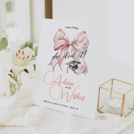 ロセモダンゴルドボウ卒業アドバイス&ウィッシュ 台座サイン