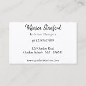 ロセラパロットフラワーズウォーター色名刺 名刺 (裏面)