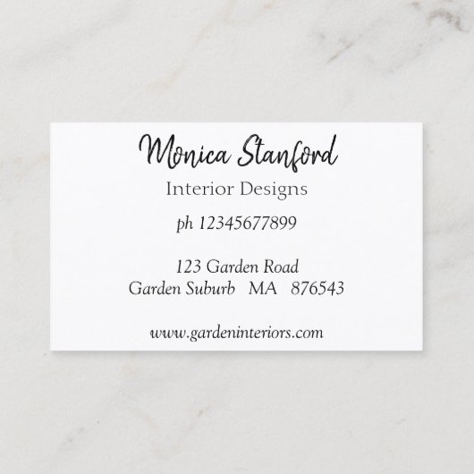 ロセラパロットフラワーズウォーター色名刺 名刺 (裏面)