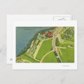 ロセランドパークの空中景色 ポストカード (正面/裏面)