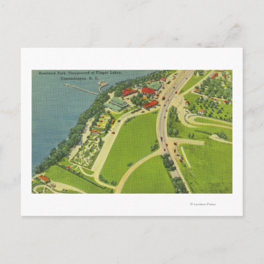 ロセランドパークの空中景色 ポストカード (正面)