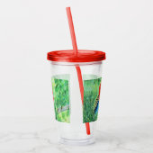 ロセルラ絵画バード アクリルタンブラー (左)