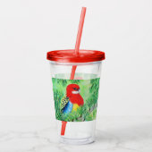 ロセルラ絵画バード アクリルタンブラー (裏面)