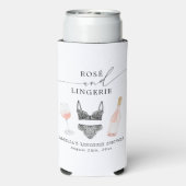 ロゼとランジェリーのブライズシャワー スリム缶クーラー (Seltzer裏面)