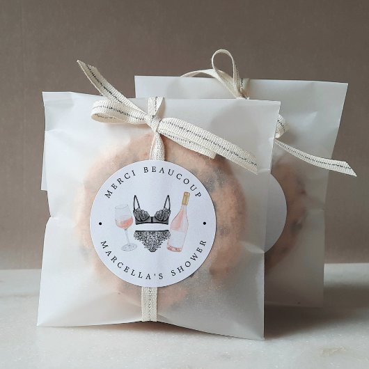 ロゼとランジェリーシャワーありがとう ラウンドシール