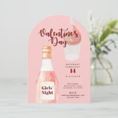 ロゼオーバーロゼ バレンタインデーパーティー ピンク 招待状 (スタンド正面)