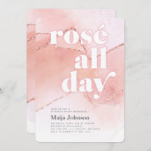 ロゼオールデイ21歳の誕生日招待状